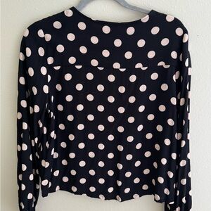 Sanctuary Blue Boxy Long Sleeve Blouse